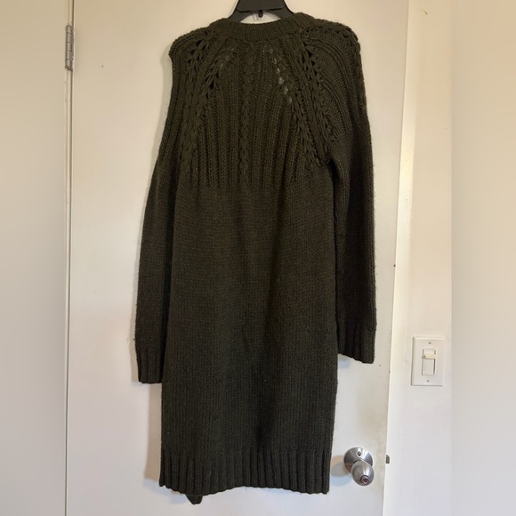 Vince Women's Green Knit Sweater Cardigan - Picture 6 of 6